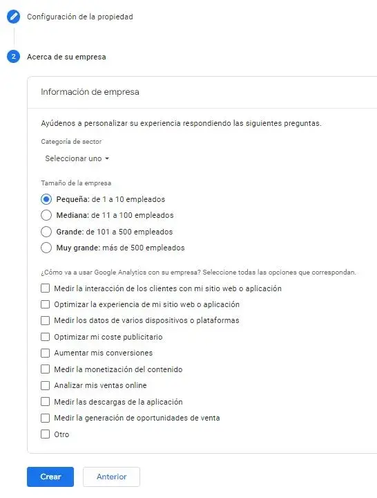 Datos de la empresa