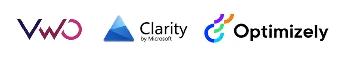 vwo | clarity by microsoft | optimizely | ixd tools