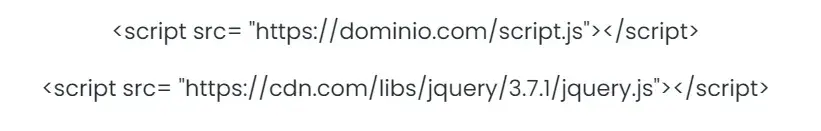 llamado de bibliotecas javascript con versión